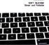 HRH Black Silicone Keyboard Cover Keypad Skin for Magic Keyboard with Numeric Keypad A1843 (US Layout)
