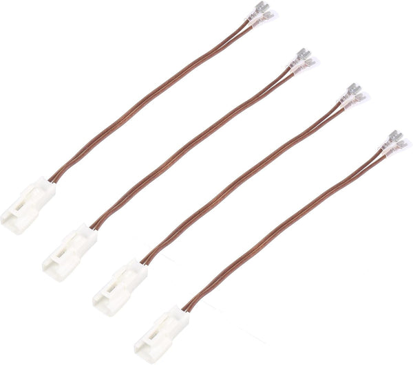 X AUTOHAUX 4pcs Car Speaker Connector Wire Harness Adapter for Kia, Hyundai, Toyota, Subaru, and Suzuki