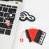 leizhan 5 8GB Accordion*2/Saxophone/Piano/Notes x Cute Music USB Flash Drive, Shape Musical Instruments Thumb Drive