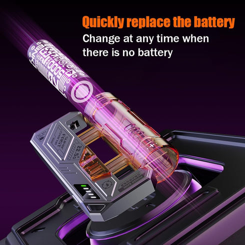 Hicoolmam 21700 3A 21700 Battery Charger Battery Charger Power Bank Function Fast Charger for Rechargeable Batteries
