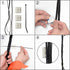 XHF 100 PCS 1.1" Black Self Adhesive Cable Zip Tie Mounts for Wire Management and Organization