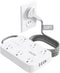 LENCENT 2 Prong Power Strip, 3 to 2 Prong Outlet Adapter, 10ft Braided Extension Cord with 6 AC & 4 USB Ports