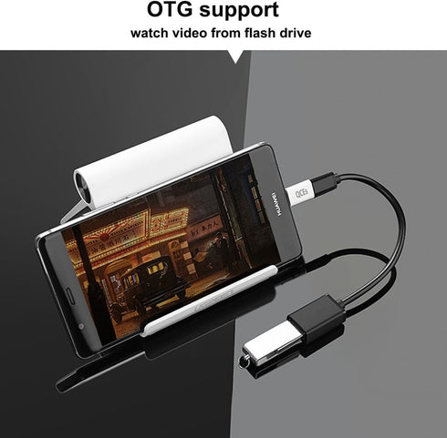 QCEs Micro USB to USB C Adapter, 8 Pack, Fast Charging Compatible with iPhone 16/15 Pro Plus, Samsung Galaxy