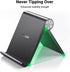 UGREEN Portable Cell Phone Stand for Desk, Adjustable Angle Holder, Compatible with iPhone 15 Pro Max, Mini, Black
