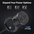 Jgstkcity Grommet, 65W 3inch Hole,2 Outlets,4 Countertop 65W Desktop Power USB C Fast Charging Port, Flush Mount