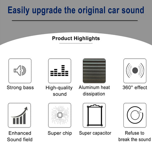 DriSentri 1000W 12V Car Amp Board, Car Audio Amplifier Board, High Power Amplifier Amp Board Powerful Bass Sub woofer