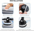 Car Phone Holder Mount: Suction Cup Stand for Universal Dashboard/Windshield, One-Button Pop-up (Black)