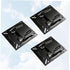 Ipetboom 14-24 Inch 3pcs Pack Metal Tv Stand and LCD Tv Wall Mount Bracket for Screens Fixed Wall Mount Holder