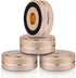 Monosaudio Speaker Isolation Feet 4 Pcs 40x15mm Aluminum Feet with Non-Slip Rubber Rings for Audio Equipment