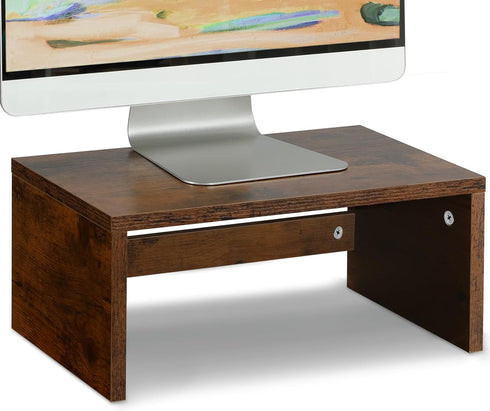 TEAMIX Higher Monitor Stand Riser-6.7 inch, Monitor Riser with Storage for Desk