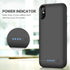 Feob Battery Case for iPhone Xs Max, Upgraded 7800mAh Portable Charging Case, Protective Charger Cover - Black