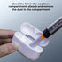 K&F Concept Multifunctional Lens Cleaning Kit, Aluminium Alloy Pen*1 + Airpods Stripper*3 + Flocking Sponge*3 for