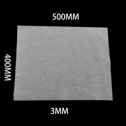 hejhncii 500x400x3/5MM DIY Computer Dust Filter Mesh PC for Case Fan Cooler Dustproof Cover Sponge