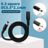 5Pcs Male to Female DC Extension Cable - 3.3ft/1Meter, 5.5mm x 2.1mm for CCTV Security Camera and LED Light Strips