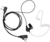 Transparent Acoustic Tube Earpiece Headset Compatible with Midland GXT1000, GXT1050, LXT500, LXT600VP3 Radio