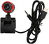 USB Camera, 360 USB Camera, USB2.0 16MP HD Webcam with MIC and Optical Lens, for Laptops and Desktop Computers, for Skype/MSN