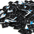 Maxxima 0.75 Inch Zip Tie Mounts - Black, 200 Pack, Cord Management Desk Cable Organizer with 3M Tape
