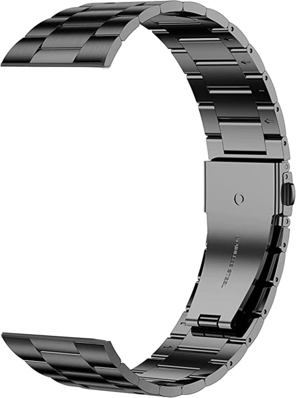 Compatible for TOOBUR Smart Watch Band, Lamshaw Quick Release Stainless Steel Metal Replacement Straps Compatible with TOOBUR IDW13 1.8" Smart Watch/TEMINICE IDW13 1.8" Smart Watch/VRPEFIT IDW13 1.8" Watch/Konitee IDW13 1.8" Smart Watch/Gydom IDW13 1.8" S