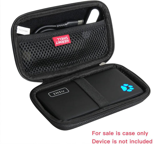 Hermitshell Hard Travel Case for INIU Portable Charger 10000mAh Power Bank, 2022 Version, Black