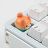 Witwikey Artisan Cat Keycap for Mechanical Keyboards Esc, Orange Cat, Handmade Resin, 1U