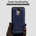Slim Thin Soft Flexible TPU Carbon Fiber Shockproof Texture Protective Cover for LG Aristo 2, Compatible with LG