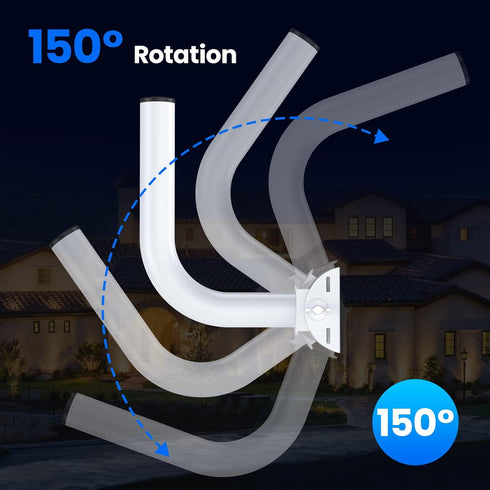 Universal Wireless Bridge Bracket Mount, ULNA Pole and Wall-Mounted for Outdoor Point to Point AP Access Point (2-Pack)