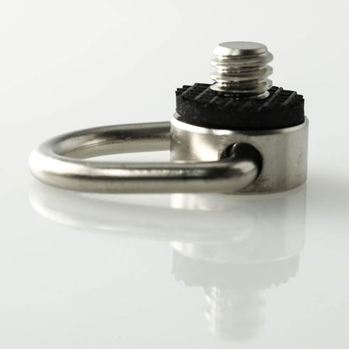 Stainless Steel D Ring Screw Holder, 1/4''-20 Thread Quick Release Wrist Strap for Tripod DSLR Cameras