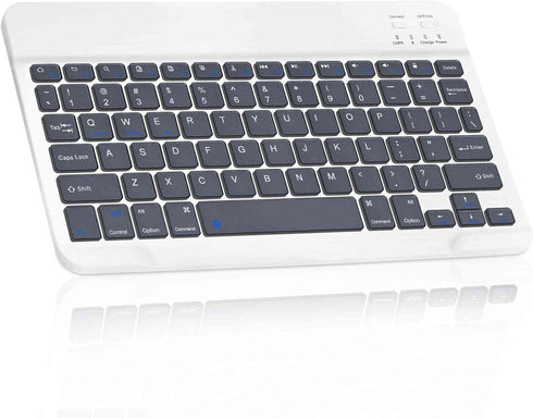 Rechargeable Bluetooth Keyboard and Mouse Combo for Amazon Fire HD 10 (2017), Shadow Grey