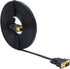 DTech 5M Ultra Thin Flat VGA Cable, 15 Pin Male to Male Connector, 16 Feet, Black