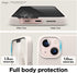 elago iPhone 13 Case, Slim Liquid Silicone, Shockproof Full Body Cover, Anti-Scratch Microfiber Lining, 6.1" (Stone)