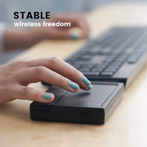 Perixx PERIPAD-704 Wireless Touchpad, Portable Track Pad for Desktop and Laptop, Large Size, Black