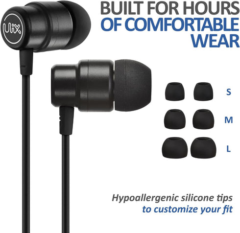 UliX Rider USB C Headphones, Magnetic USB-C Earbuds with 5 Years Warranty for iPhone 15 Pro Max Plus, Samsung Galaxy