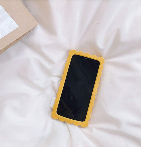 UnnFiko 3D Cute Cookie Case for iPhone 11, Creative Soft Gel Rubber Protection Cover with Ring Holder