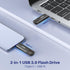 JOIOT 128GB 3.0 2-in-1 15 USB C Flash Drive Dual USB Flash Drive Type C + USB A Portable Type-C Flash Drive USB-C Thumb