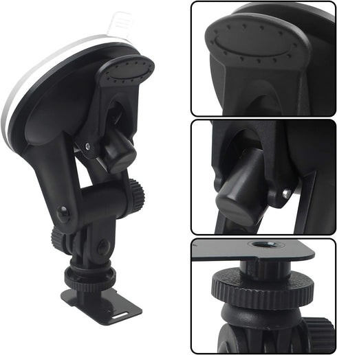 Suction Radar Detector Mount - Windshield & Dashboard Holder for Cobra Radar Detectors RAD 450, ESD-6100, and More