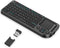 Burhoo Mini Keyboard with Touchpad, Mini Bluetooth Keyboard, 2.4G Ultra-Thin Handheld Wireless Portable,