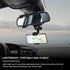 PACLVIO 270 11 12 13 14 Rear View Mirror Phone Holder Mount, Car Phone Bracket/Stand with Swivel and Adjustable Clips