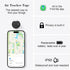 ssltvti IP68 Air Tracker Tag, Smart Tag Bluetooth Tracker Works with Apple Find My (iOS Only), Waterproof, Replaceable