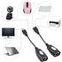 USB to RJ45 Ethernet Adapter, USB 2.0 Network Extender Cable for USB Cameras, Printers, Web Cameras, Keyboard