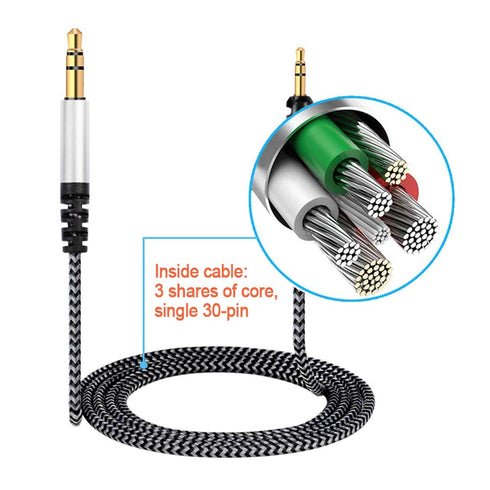 Replacement Cable for Sennheiser HD598 HD599 HD569 - Upgraded Cable for Headphones, Length 1.8m/5.9 Feet