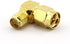 DGZZI 2-Pack RF Coaxial Right Angle Adapter - SMA Coax Jack Connector SMA Male to RP SMA Female