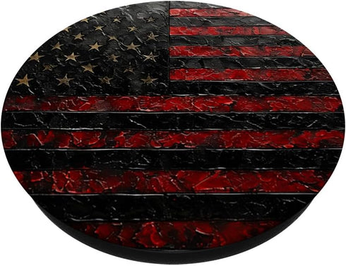 PopSockets Standard PopGrip - USA Vintage Grunge Look Flag