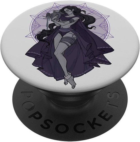 Aquarius Sign Zodiac Horoscope Astrology Symbol PopSockets Grip and Stand for Phones and Tablets