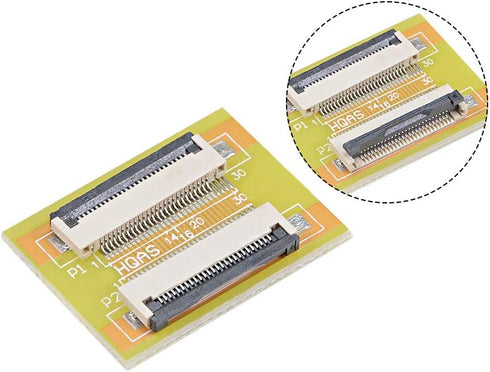 uxcell 0.5mm Pitch 26 Pin to 26 Pin Extension Connector Adapter for FFC FPC Cable