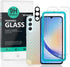 Ibywind 9H Tempered Glass Screen Protector for Samsung Galaxy A34 5G (6.6") - 2 Pack + Camera Lens & Back Film, HD