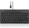 Perixx PERIBOARD-426ES Mini USB Keyboard - Black - QWERTY Español