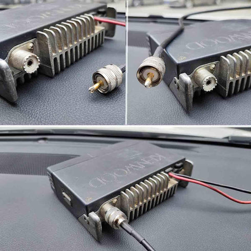 VFAN Dualband 2meter 70cm (137-149, 437-480 PL-259 10 RG58 Antenna Mobile VHF/UHF Ham Radio Mhz) Mag Mount Magnet Base