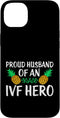 Fertility Journey Support Proud Husband IVF Hero Pineapple Fertility Case for iPhone 14 Plus