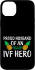 Fertility Journey Support Proud Husband IVF Hero Pineapple Fertility Case for iPhone 14 Plus