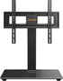 Perlegear Universal Swivel TV Stand, Height Adjustable for 32–70 inch TVs, Tempered Glass Base, Holds Up to 88 lbs,